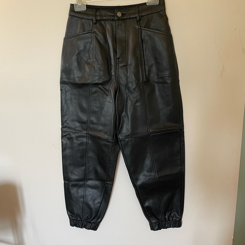 Vegan Leather Pants